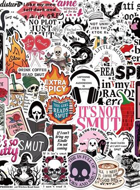 10/50/100pcs Mix Smut Dark Romance Bookish Book Reading Stic