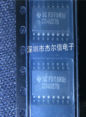 CD4027BNSR CD4027B TI SOP-16 5.2MM 全新进口原装 可直拍 出样