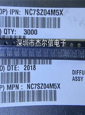 NC7SZ04M5X  NC7SZ04M5丝印7Z04 ON  SOT23-5全新进口原装 可直拍
