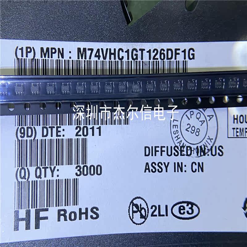 M74VHC1GT126DF1G 丝印W3 ON SOT23-5 全新进口原装 可直拍 出样