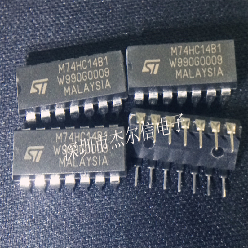 M74HC14B1 M74HC14 ST DIP-14 全新进口原装 可直拍 出样