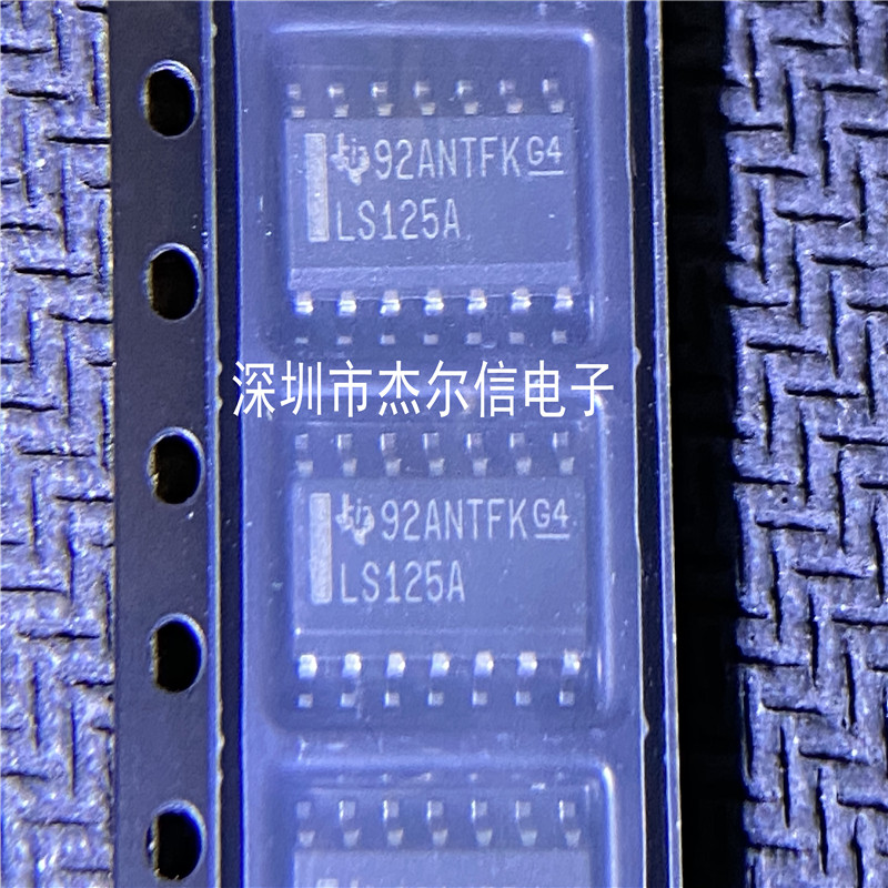 SN74LS125ADR  SN74LS125AD LS125A TI SOP14全新进口原装 可直拍