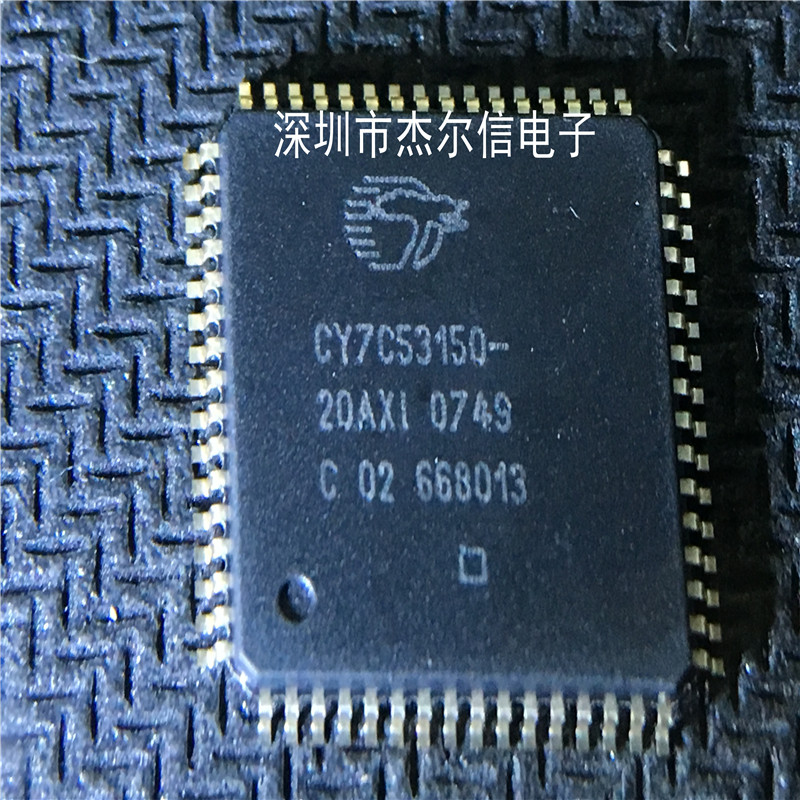 CY7C53150-20AXI CY7C53150 CYPRESS QFP-64 全新进口原装 可直拍