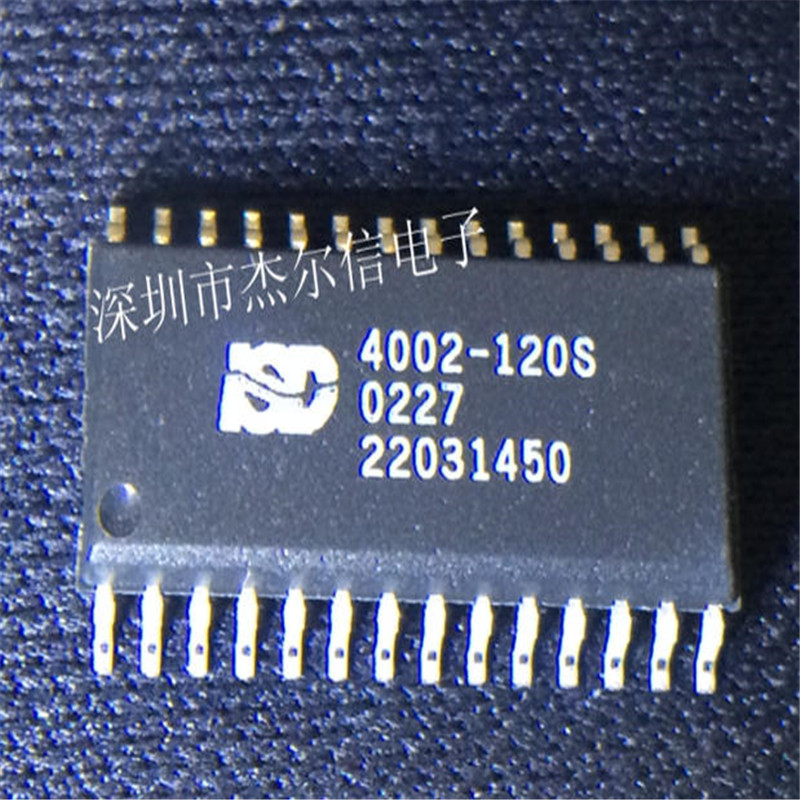 ISD4002-120S 4002-120S ISD SOP-28 全新进口原装 可直拍 出样