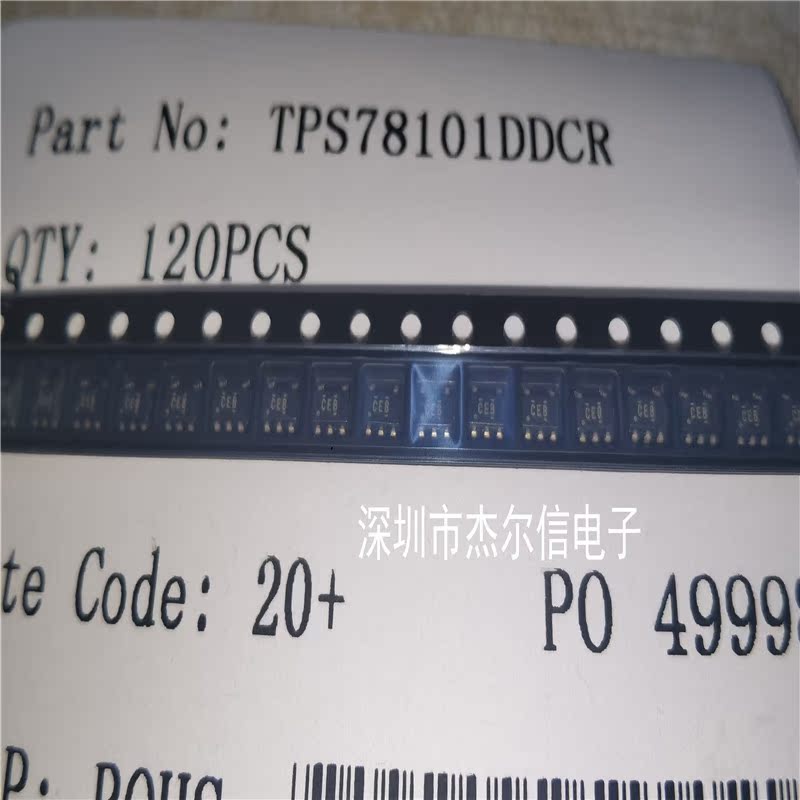 TPS78101DDCR 丝印CEB TI SOT23-5 全新进口原装 可直拍 出样