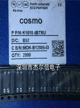 K10104BTRU K10104 丝印1010 COSMO SOP-4 全新进口原装 可直拍
