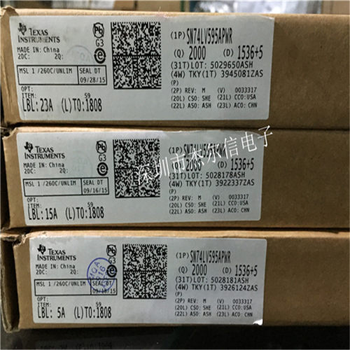 SN74LV595APWR LV595A TI TSSOP-16 全新进口原装 可直拍 出样