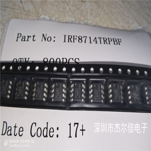 IRF8714TRPBF F8714 30V 14A IR SOP-8 全新进口原装 可直拍 出样
