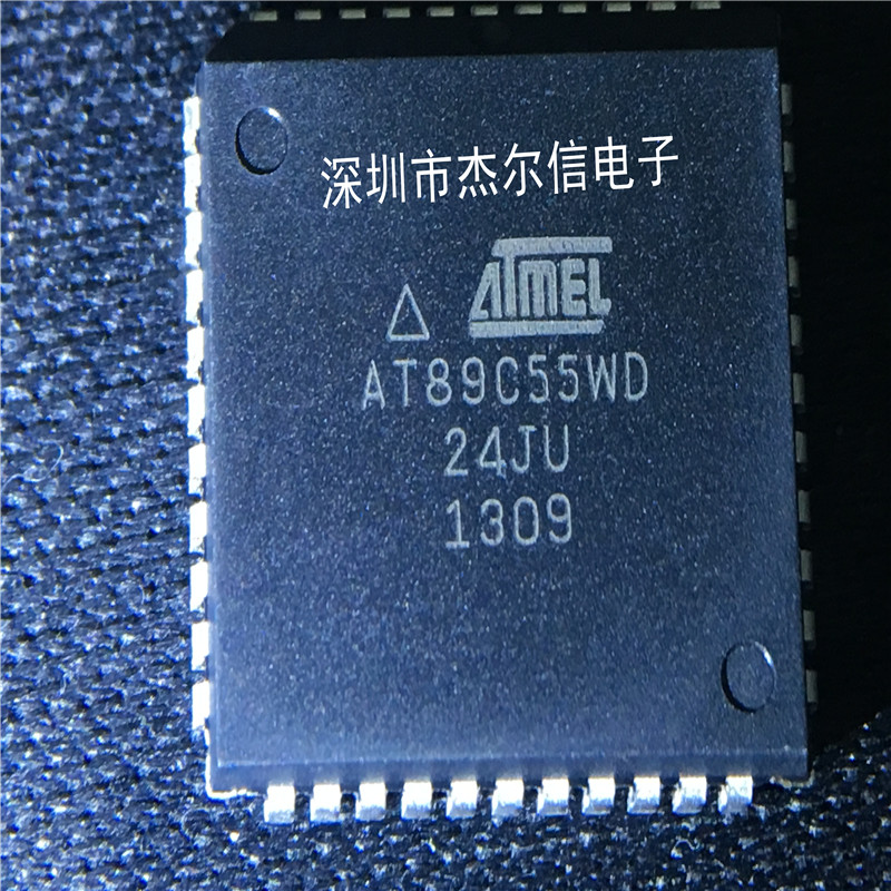 AT89C55WD-24JU AT89C55WD ATMEL PLCC-44 全新进口原装 可直拍