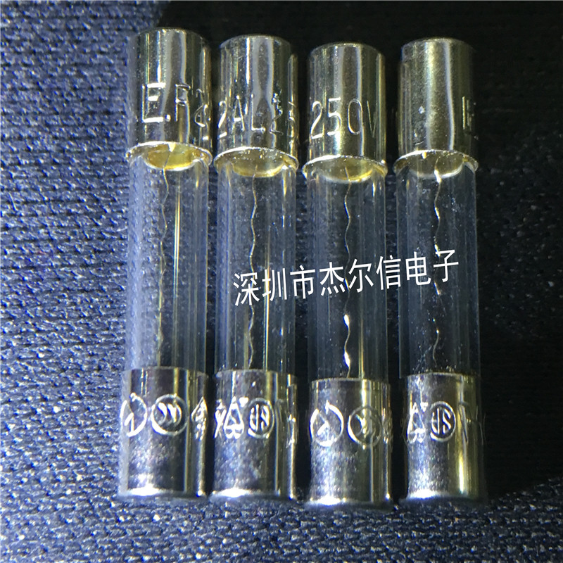 F2AL250V 2A 250V 快断玻璃保险丝 5X20MM 进口原装 可直拍 出样