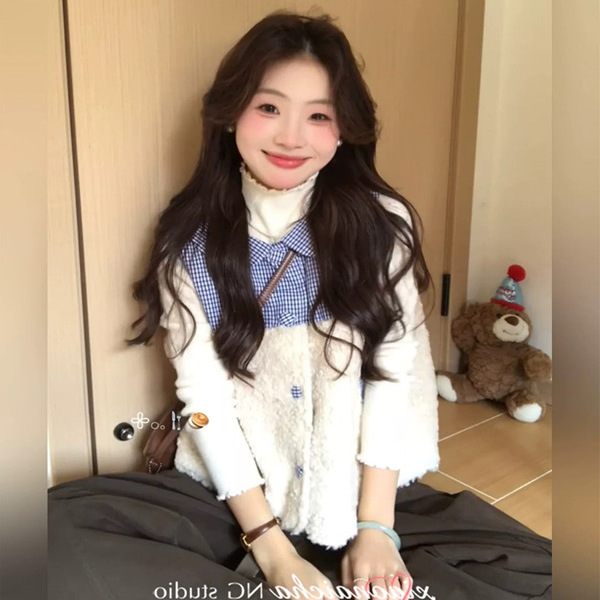 保暖学院风春秋厚款年轻款马甲