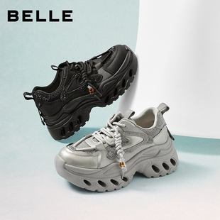 F1J1 百丽镂空厚底串珠老爹鞋 运动休闲鞋 2026春新款 F1J1DAM6 女鞋