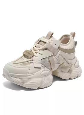 百丽运动老爹鞋厚底女鞋子2025春季新款网面透气休闲鞋D5D1 D5D1D