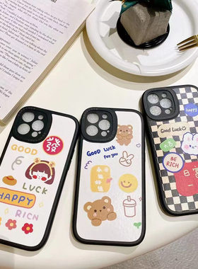 适用于OPPO A3X A58 A6SPRO A93 A2M小胖妞贴皮彩绘卡通手机软壳RENO16/13/12/11/9精孔瞳眼防摔保护套A5活力