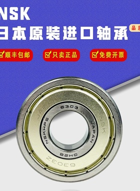NSK日本进口电机轴承6300 6301 6302 6303 6304 6305 6306 ZZ DDU
