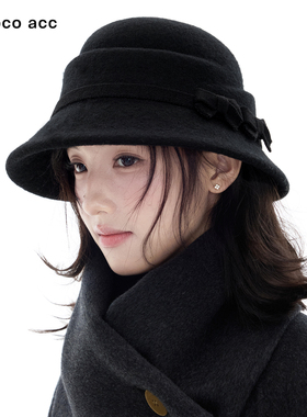 Lacoco法式100%羊毛渔夫帽女