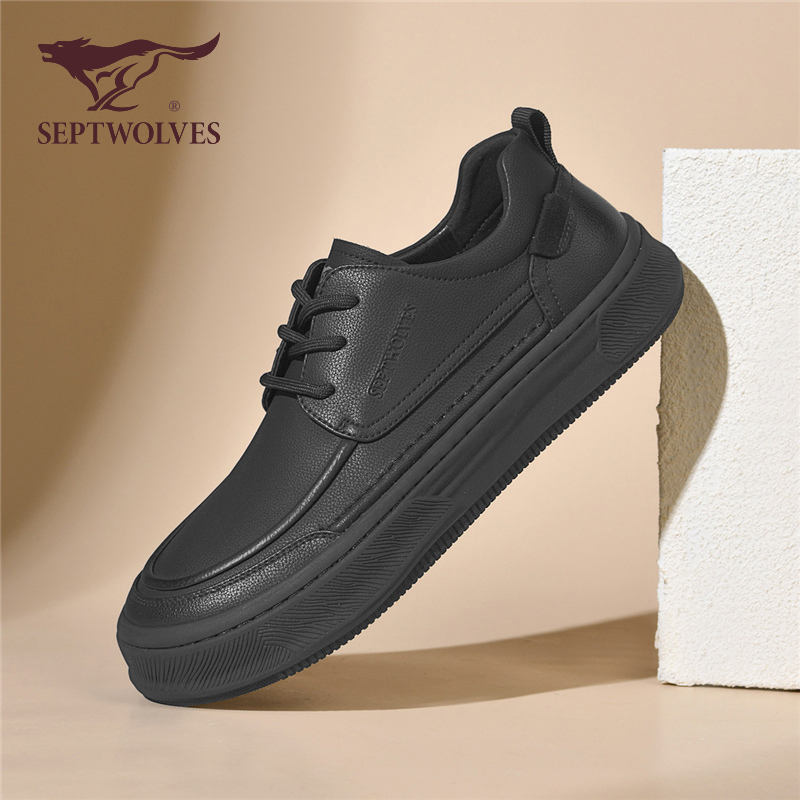 七匹狼男鞋2025新款男士休闲皮鞋