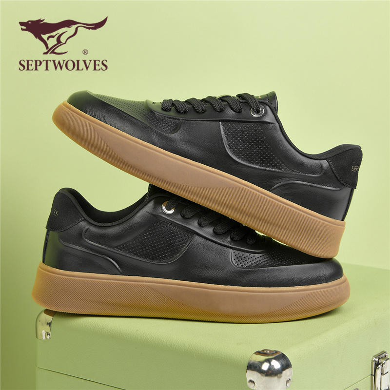 七匹狼夏季新款百搭透气休闲板鞋