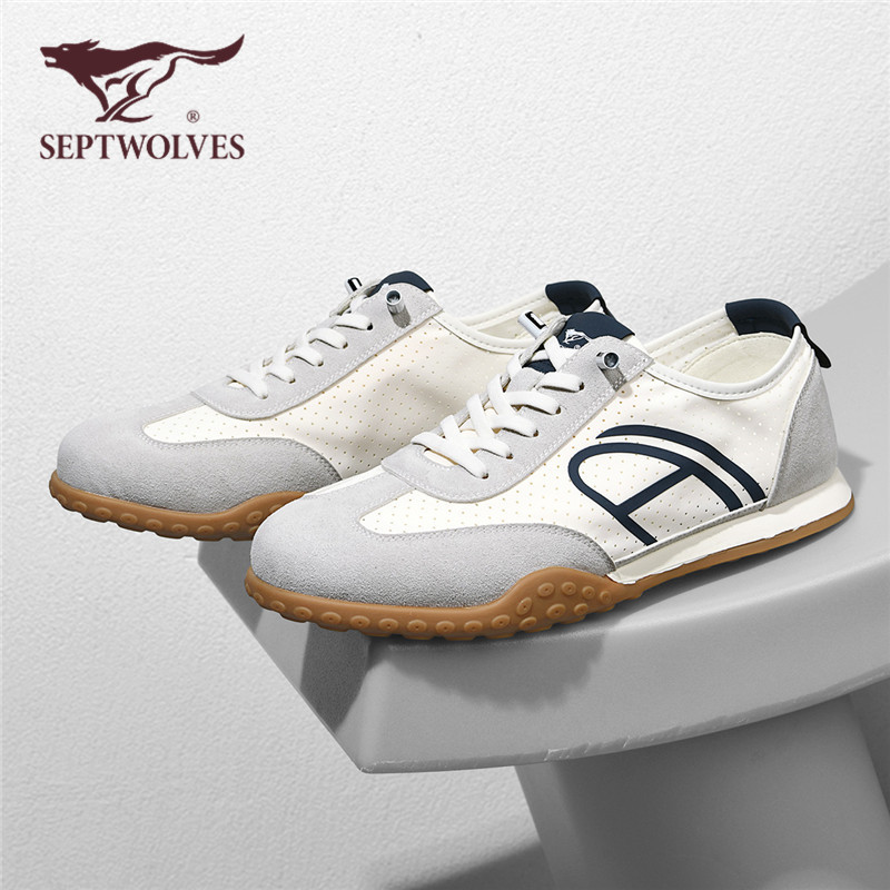 七匹狼夏季新款休闲透气阿甘鞋