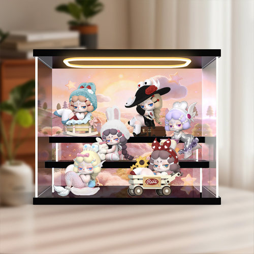 适用AYOR TOYS X DODOSUGAR Miss RARA 人生主角系列回型灯展示盒