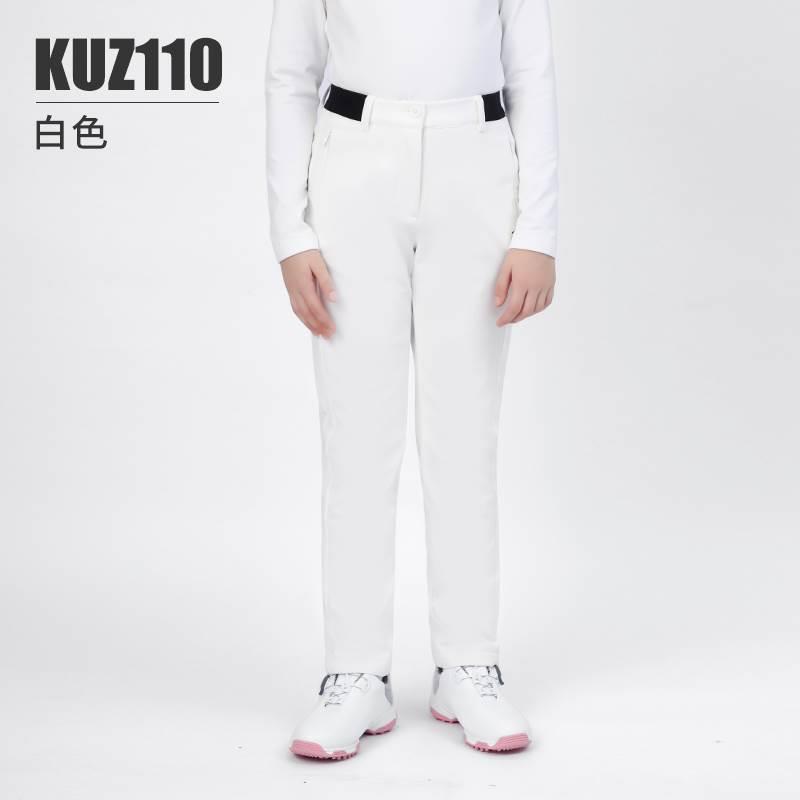 儿童高夫服装秋KUZ110冬长女童运动裤青少尔年加保绒暖毛绒内里裤