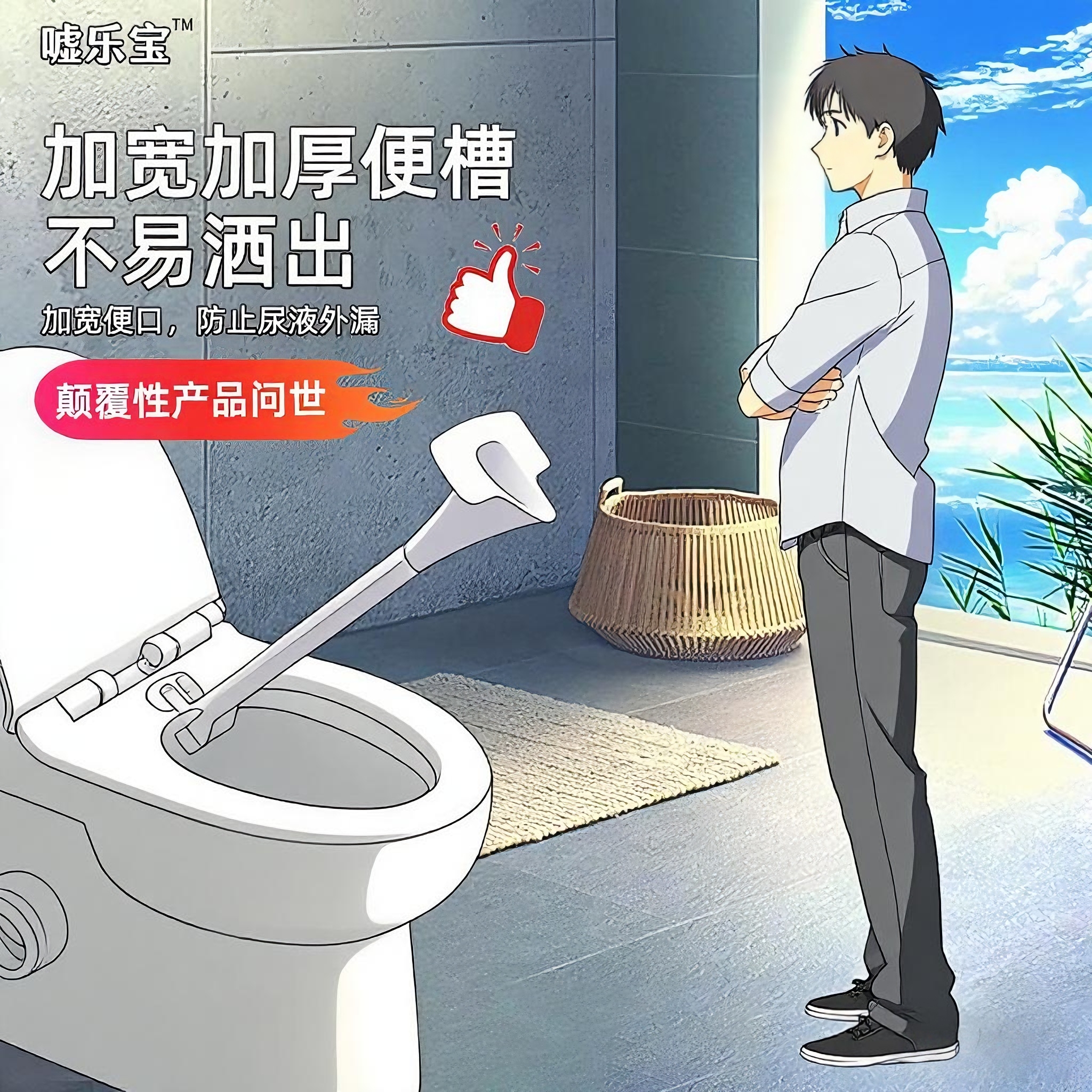 男士专用马桶小便器防止飞溅男童老头病人通用助力女性健康送老公