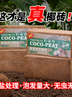 柏涵美进口椰砖透气保水疏松土壤