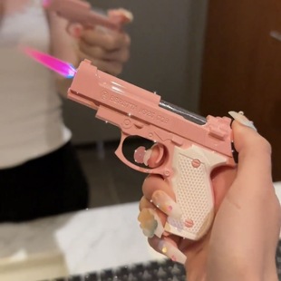 新款创意萝卜枪搞怪打火机枪模型不可发射红色火焰防风可爱卡通潮