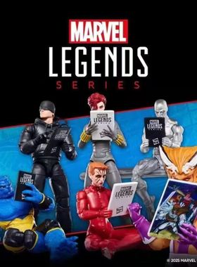 【新品】漫威MarvelLegends等身漫画 野兽银影侠夜魔侠亚当钢铁侠