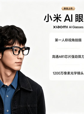 Xiaomi小米AI眼镜小米智能夸克ai眼镜骨传导拍摄眼镜眼镜二手