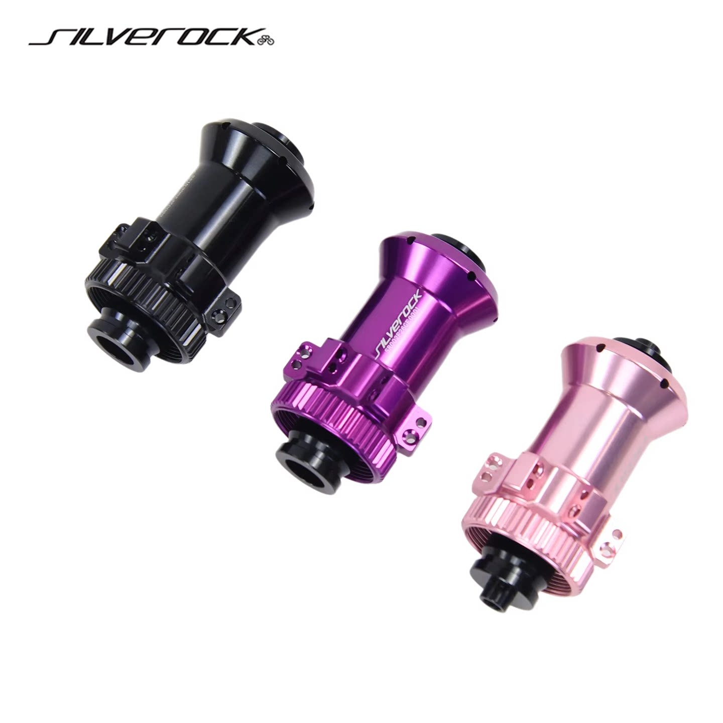 SILVEROCK直拉中锁碟刹74mm开档前轮花鼓专用NEO D10折叠小轮车