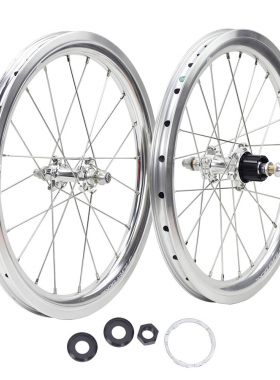 SILVEROCK SR30A外7速349铝轮for T/P Line 小布折叠车轮NBK培林