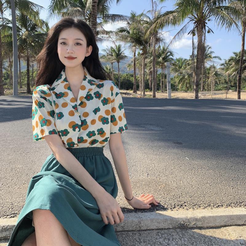 单件套装夏季新款学生宽松短袖