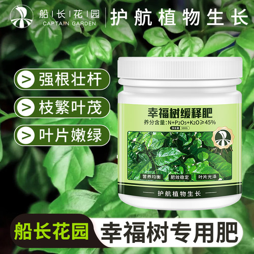 幸福树专用缓释肥盆栽植物通用
