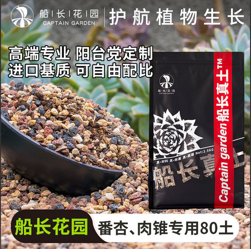 船长多肉花园生石花专用纯颗粒土