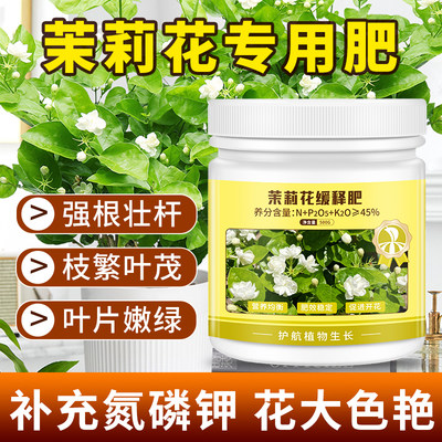 茉莉花专用缓释肥促开花复合花肥