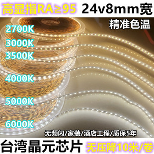 高显指Ra95色温led软灯带24v120珠2700K3000K3500K4000K5000K家用