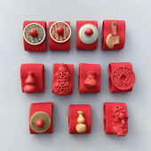 新款 龙本命年好运红绳皮带扣腰带朱砂编织平安扣貔貅男女葫芦腰链