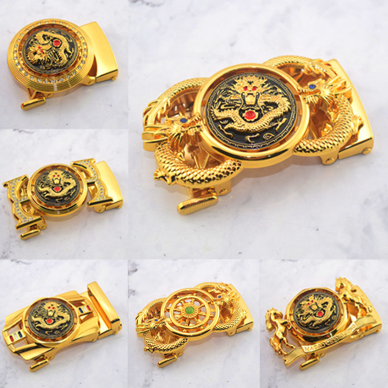 时来运转皮带头男士龙头自动扣