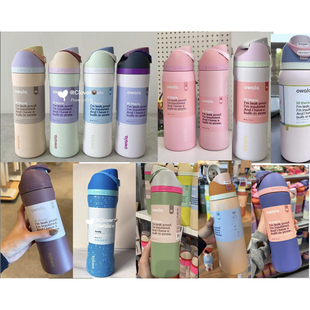 跨境爆款 水果杯大容量手提运动保温杯户外保冷杯 亚马逊owala同款