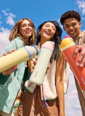 跨境爆款亚马逊owala同款水果杯大容量手提运动保温杯户外保冷杯