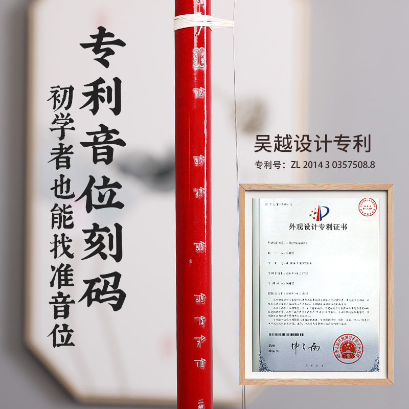初学二胡扁杆乐器专业吴越二胡背皮成人儿童通用木轴铜轴红色练习