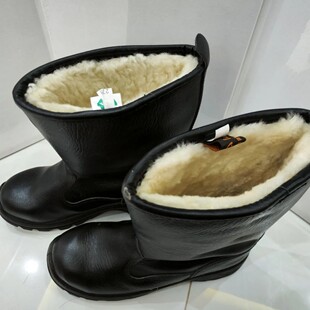 羊毛皮毛一体防寒靴防刺穿防砸大庆油田正规配发蕾法精品