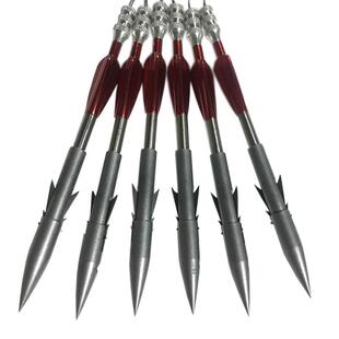 猎鲲尾翼镖 440C深水噩梦暴力内置强磁加重型镖 大倒刺弹弓射鱼镖