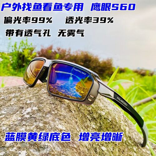 找鱼看鱼高透偏光镜幻影S60提亮