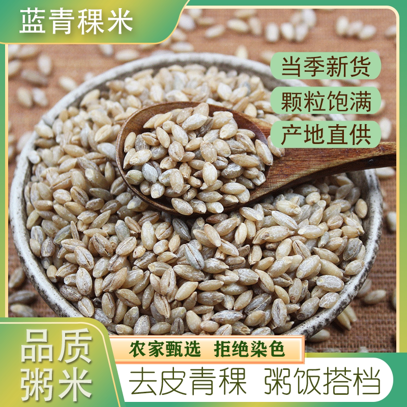 农家新货青海特产青稞米麦仁图片