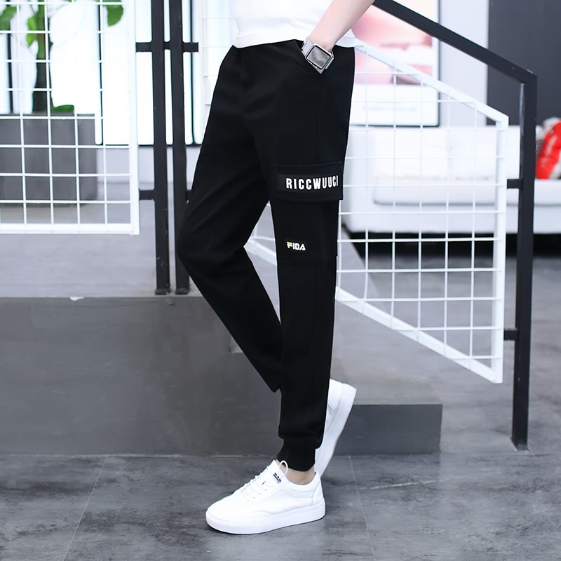 Men's casual pants, trousers, bodyguard pants, fashion pants, versatile leggings, sportswear