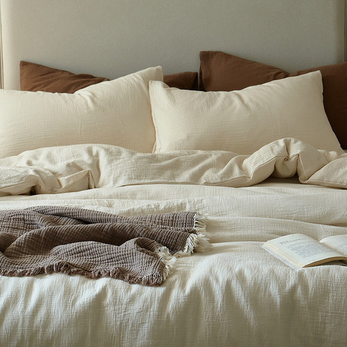 60支A类母婴级全棉双层纱四件套