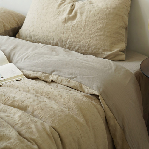 轻奢质感｜A类母婴级垞寂风纯棉床上四件套提花被套全棉亲肤柔软