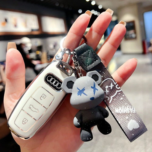 适用奥迪A6L钥匙套2022款A4L新Q/7aodi-0685/Q5L//A3L/TTAA7L壳Q8